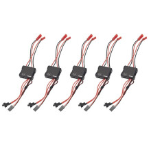 5X Controlador de Velocidad Electrónico ESC Cepillado 40A para WPL C24 C34 MN D90 MN99S MN86S Piezas de Actualización de Coche RC