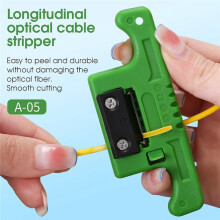 Fiberoptisk Avisolering Av Slangavdragare Kabel Bandavdragare 1,9-3,0 Mm, Lös Buffert Längsgående Röravdragare Grön 2 St