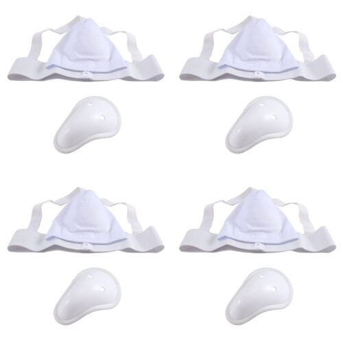 4X Groin Protector Cup Men, Boxing Kickboxing Muay Groin Guard, Ventilated Adjustable, Karate Fighting Training S