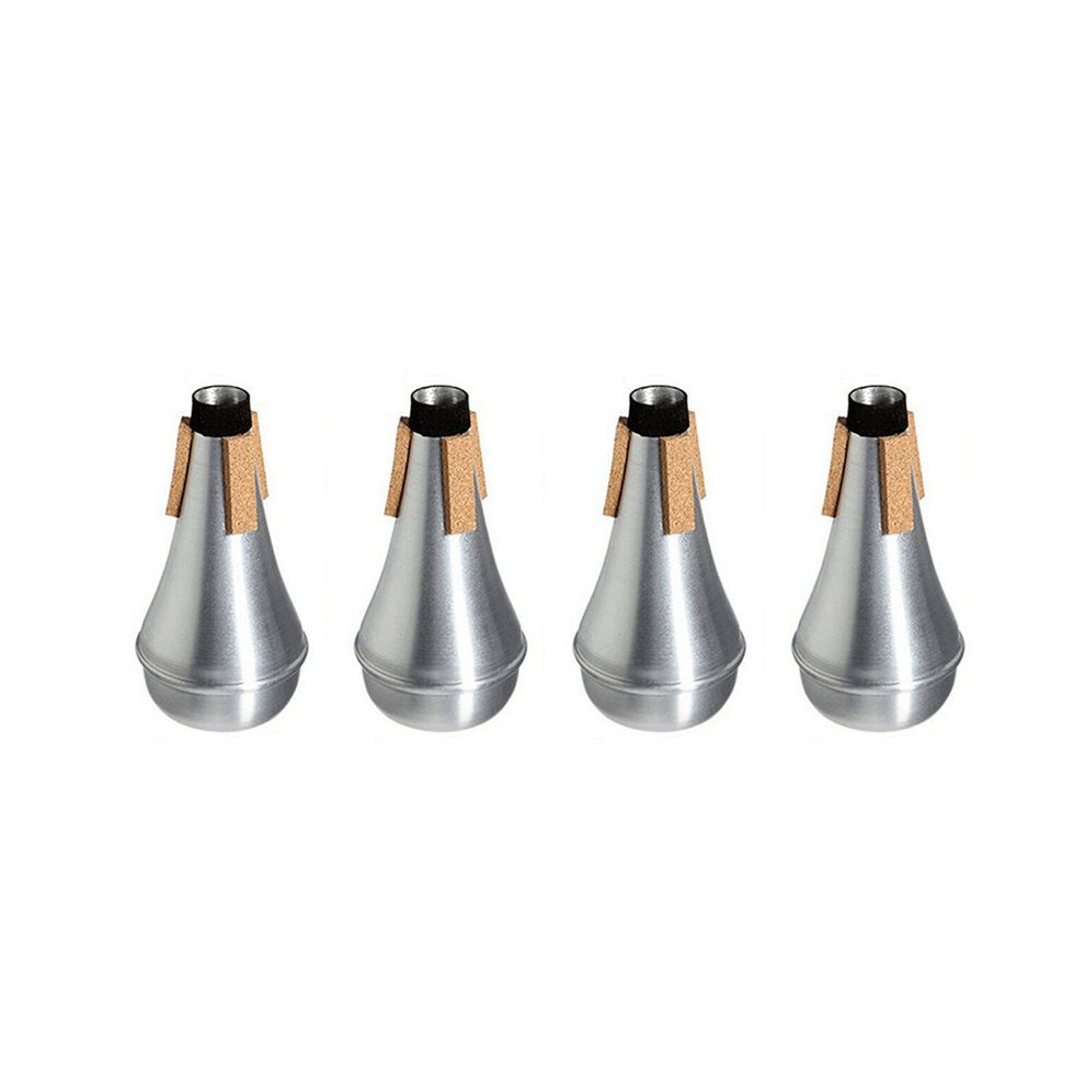 4X Trumpet Mute Aluminum Trumpet Practice Mute 6031170350033