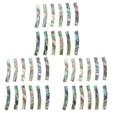 36Pcs Guitar Soundhole Rosette Paua Abalone Shell Inlay Curved Strips Guitar Sound Hole Inlay 4mm Width