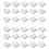 Hooks for Outdoor String Lights Clips 30 Pack Clips Clear Light Hook with 30 Waterproof Adhesive Backing 1