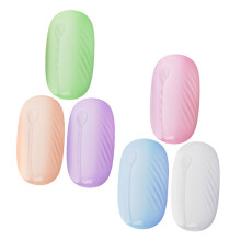 Toothbrush Travel Case with Silicone Covers, Dustproof Protective Caps, Reusable Soft Set of 6