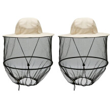 2X Sombrero de Apicultor con Velo para Apicultor, Herramienta para Atrapar Abejas, Sombrero de Pescador A Prueba de Agua, Sombrero de Pesca con