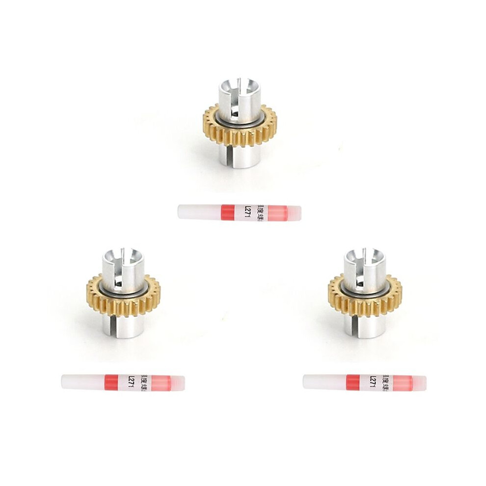 3X Metal Gearbox Differential Diff Assembly For Ldrc Ae86 1/18 Rc Car Upgrade Parts Accessories 4713703300464