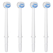Replacement Tips for Waterpik Aquarius Water Flosser Toothbrush Heads, Value Pack of 4