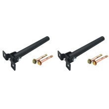 2X Accesorio de Plataforma de Barra en T para Instalar en el Suelo o en la Pared para Ejercicios de Barras con Barra, Equipo de Gimnasio, 25 mm