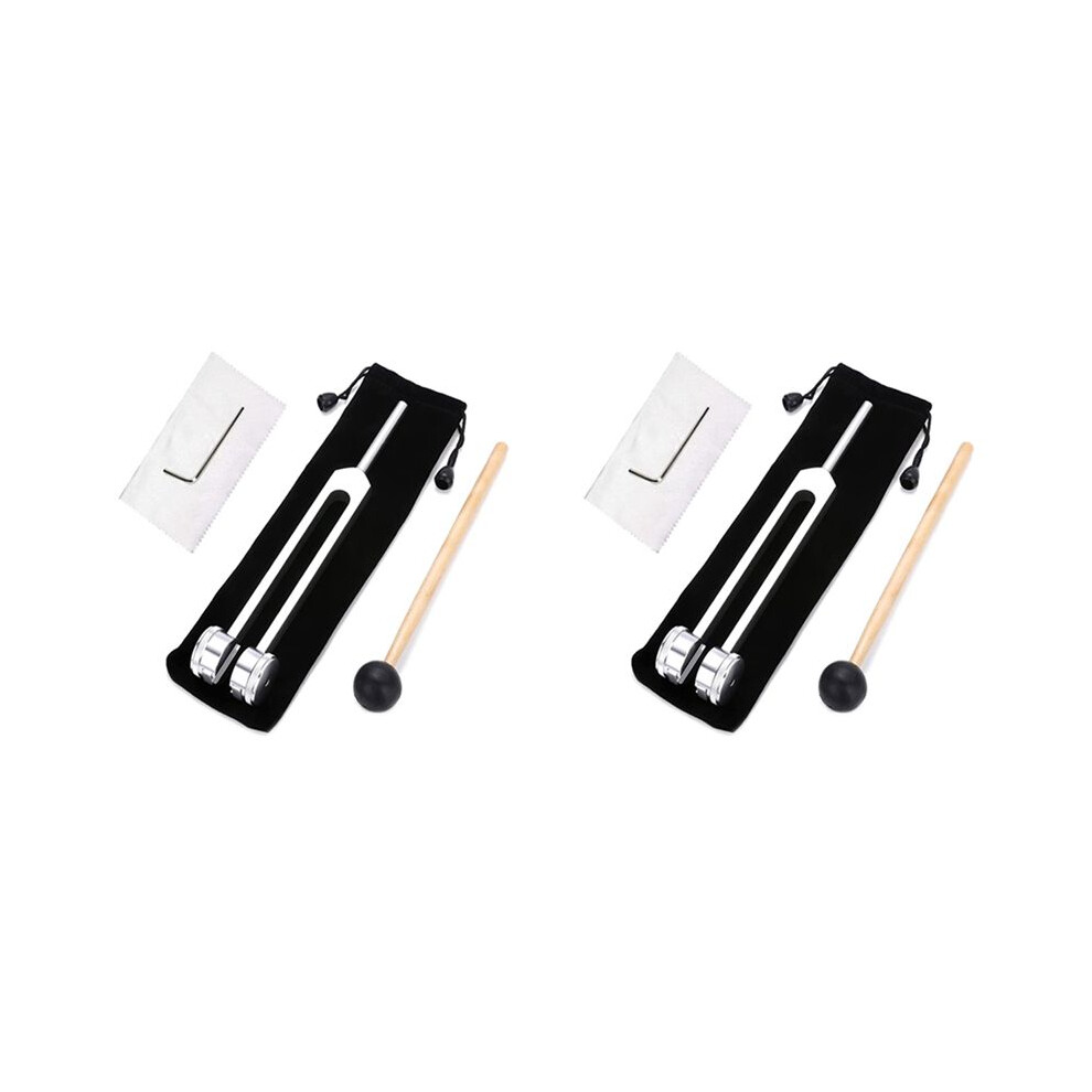Typecat 2X 128 Hz Tuning Fork Weighted Bio-Acoustic Tuning Fork For Therapy 128 Hz Acoustic Slider Tuning Fork