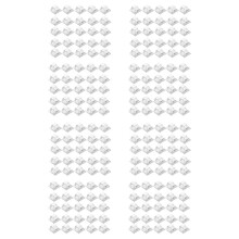 Hooks for Outdoor String Lights Clips 200 Pack Clips Clear Light Hook with 200 Waterproof Adhesive Backing for Lamp