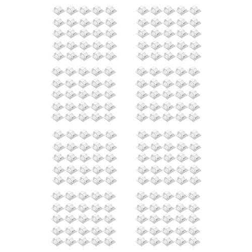 Hooks for Outdoor String Lights Clips 200 Pack Clips Clear Light Hook with 200 Waterproof Adhesive Backing for Lamp