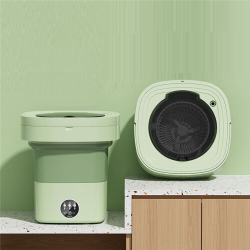 Folding Washing Machine Portable Small Washing Machine  Underwear Cleaning Machine 8L  (US Plug) 1