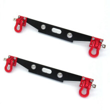 2X Metal Rear Bumper with Tow Hook for MN D90 D91 D99S MN90 MN99S 1/12 RC Car Upgrade Spare Parts Accessories,B