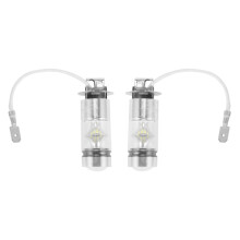 2 Stücke 6000K Weiße LED H3 100W 2323 Auto Nebelscheinwerfer Glühbirne DRL