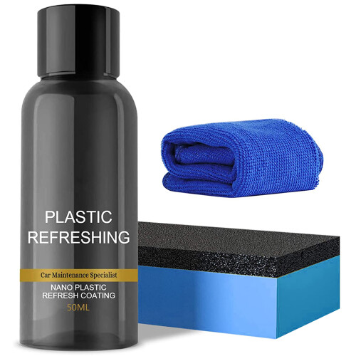 Car Plastic Revitalizer Coating 30ml/50ml - Restores & Cleans Interior 1