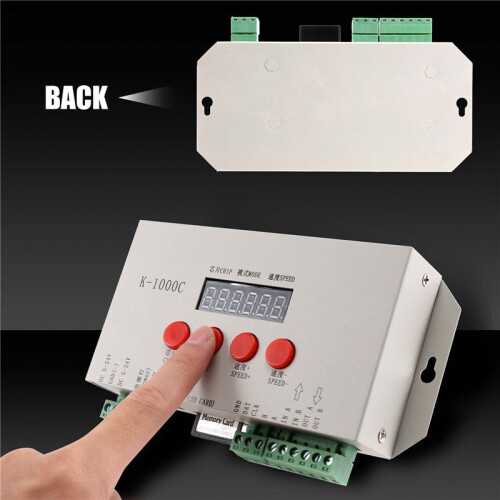 K-1000C Controller K1000C WS2812B WS2811 APA102 T1000S WS2813 LED 2048 Pixel Programm Controller DC5-24V