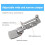 Sewing Rolled , Adjustable Width Rolled Hemmer Foot, Sewing Machine Rolled Hem Attachment Hemming Tool (12-20mm) 4
