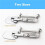 Sewing Rolled , Adjustable Width Rolled Hemmer Foot, Sewing Machine Rolled Hem Attachment Hemming Tool (12-20mm) 6