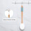 Lotion Applicator for Back, Feet, 4 Replaceable Pads, 1 Long Handle, Back Lotion Applicator for Seniors, Women 3