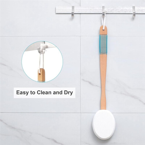 Lotion Applicator for Back, Feet, 4 Replaceable Pads, 1 Long Handle, Back Lotion Applicator for Seniors, Women 2
