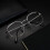 Blue Light Blocking Reading Glasses 4.25x Magnification Anti Glare Silver Frame for Eye Strain 5