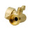 Adaptador de Cotovelo de Mangueira de Cobre de 90 Graus com Válvula de Corte para Mangueira de Jardim Conexão Dos EUA de 3/4 Polegadas 5