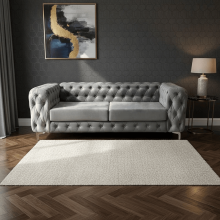(Grey, 3 Seater) Monaco Chesterfield Sofa Range 2 Seater, 3 Seater, 3+2 Seater, Corner Sofa and Footstool