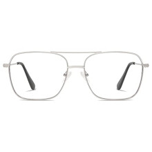 Retro Aviator Square Reading Glasses Blue Light Filtering Unisex 1.50 2.00 3.0X