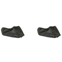 2X Sneeuwscooter Hoes Waterdichte Stof Trailerbare Slede Hoes Anti-UV Winter Motorfiets Outdoor Zwart 145X51X48cm