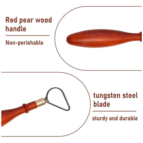 Pottery Trimming Tool, Clay Sculpting Tools Pottery Trimming Tool Mud Tool Clay Pottery Modelling Carving Tool 1