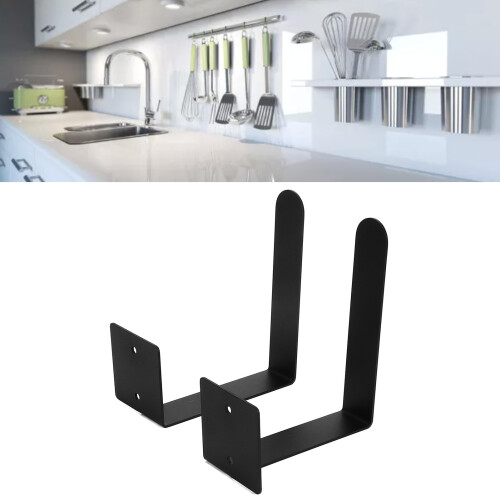 Heavy Duty Wall Mount Pot Lid Holder Rust Resistant Hanging Kitchen Rack