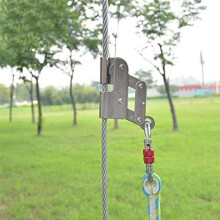 Self-Locking Rope Grabber, Descender Clamp, Climbing Anti-Fall Protection Rope Grabber, Used for Swinging Climbing Trees