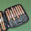 20PCS Bamboo Crochet DIY Hand Crochet Tool Carbonized Bamboo Handle Crochet Sweater Needle Set 6