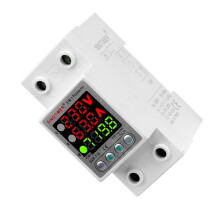 SVP-719 Adjustable Self-Compound Intelligent Overvoltage Protector Current Limiting Delay with Power Display