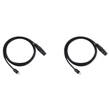 2X Kabel żEńSki USB C na XLR, Kabel Mikrofonowy USB C Typu C MęSki na żEńSki XLR Mic Link Studio Audio Cord (2 M/6,6 Stopy)