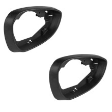 2X Car Right Side Door Wind Rearview Mirror Cover Frame for Fiesta MK7 2009-2017
