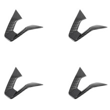 4X Carbon Fiber Car Steering Wheel Cover Trim Accessories for Onix 2019-2021