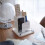 Not Easy to Scratch Modern Durable Desktop Storage Organizer for Students Storage Box White 6