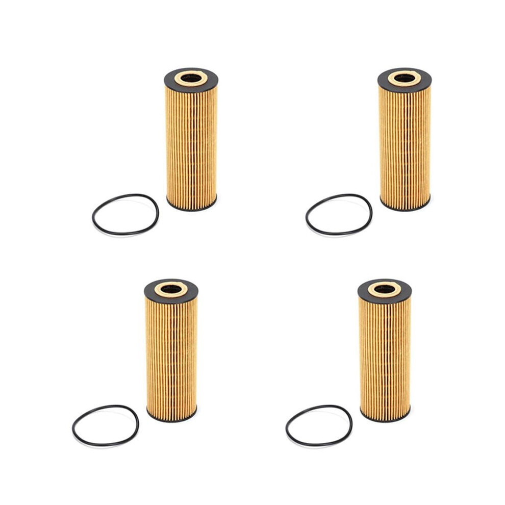 4X 1041800109 Engine Oil Filter Kit For W124 W129 W140 R170 W202 6032894343967