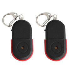 2X Anti-Lost Whistle Key Finder Alarm Bezprzewodowy Tag Lokalizator Kluczy Brelok Tracker Whistle Sound LED Light Tracker
