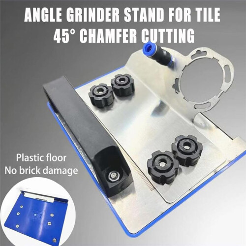 100 Type Angle Grinder Stand for Tile 45 Chamfer Cutting Metal Ceramic Tile Chamfering Frame Portable Chamferer Tool A 2