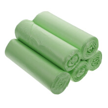 100pcs Biodegradable Trash Bags Extra Strong Leakproof Corn Starch EcoFriendly for Kitchen Home Office