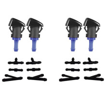 2X Windshield Washer Nozzle Spray Jet Kit for 2009-16 FRONTIER, 2009-12 PATHFINDER,2009-15