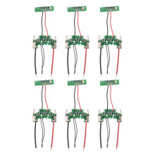 6X BAT610 18V Lithium-Ion Battery PCB Charging Protection Circuit Board for Boschs 18V Li-Ion Battery