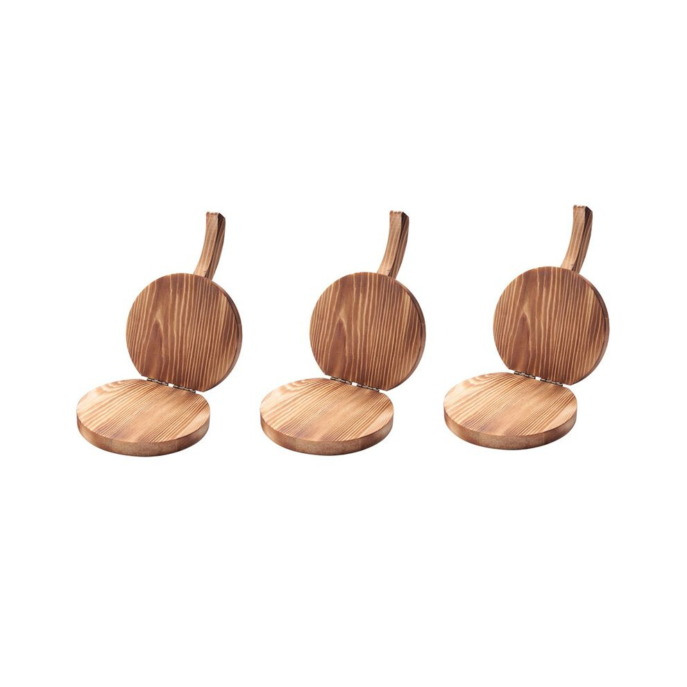 Semoic 3X Dough Pressing Tool Dough Presser Dumpling Skin Wood Dumpling Pressing Tool Dough Presser Dumpling Wrappers Presser C