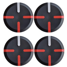 4Pcs Electric Balance Scooter Wheel Hub Cover Cap Practical Wear Resistant Side Cap for / Pro-Black