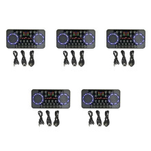 5X V300 PRO Sound Card 10 Sound Effects  Noise Reduction Audio Mixers Headset Mic Voice Control for Phone PC
