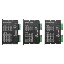 3X Stepper Motor Driver, DM542 Stepper Motor Driver Dsp Digital Driver Board for Nema 17, Nema 23 ,Etc