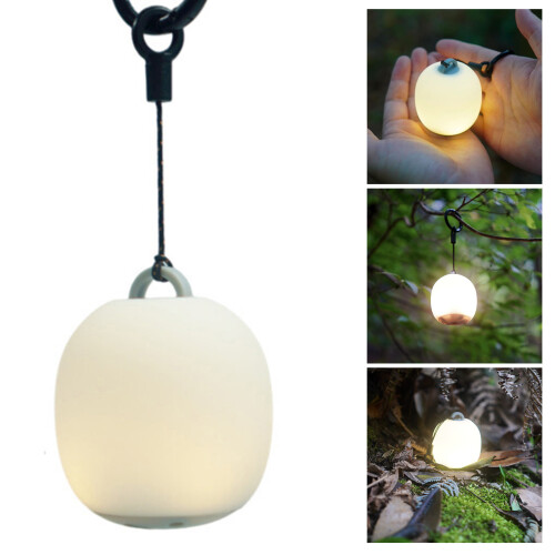 Waterproof Camping LED Light Portable Hanging Eggs Shape Soft 1