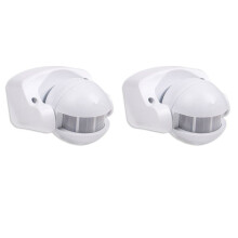2X PIR Infrared Motion Sensor AC110V-220V Motion Detector Adjustable  for Indoor and Outdoor Multiple Scenarios