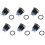 6X Horn  Horn Button Push Button  for Car 16mm 12V 1